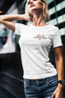 Футболка белая женская JHK T-Shirt с принтом "Гарні очі кльова попа" L 8000 (2359) - изображение 3