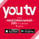 Пакет YouTV "Максимальний" 220+ ТВ каналів на 1 місяць - зображення 1