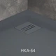 Душовий піддон Kyntos A 80x80 см антрацит (HKA8080-64) - зображення 4