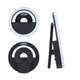 Світлодіодне селфи кільце Selfie Ring Light з USB зарядкою Чорний - зображення 8