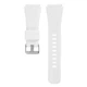 Силіконовий ремінець Watchbands для Samsung Gear S3 / Samsung Galaxy Watch 46mm Silver - білий (WB001WHITE) - зображення 2