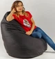 Кресло мешок груша 120х85см Черный - изображение 2