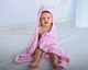 Детское полотенце с капюшоном DREAM TOWELS ЖИРАФЧИК 76Х92 РОЗОВЫЙ (DM-1012) - изображение 2