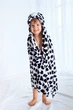 Детское полотенце с капюшоном DREAM TOWELS КОРОВКА 76Х92 ЧЕРНО-БЕЛЫЙ (DM-1018) - изображение 4