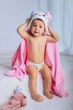 Дитячий рушник з капюшоном DREAM TOWELS HELLO KITTY 76Х92 РОЖЕВИЙ (DM-1010) - зображення 3