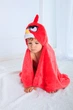 Детское полотенце с капюшоном DREAM TOWELS ANGRY BIRD 76Х92 КРАСНЫЙ (DM-1004) - изображение 5