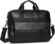 Сумка-портфель чоловіча шкіряна Tiding Bag A25-1131A Чорна - зображення 1