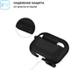 Чехол Armorstandart Silicone Case для Apple Airpods Pro Black (ARM56081) - изображение 3