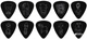 Медиаторы Planet Waves PW1CBK6-10JS Joe Satriani Heavy 10 шт. - изображение 2