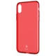 Панель Baseus Simple для iPhone X Transparent Red (ARAPIPH8-B09) - изображение 1