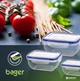Харчовий контейнер круглий Bager Cook&Lock 1.35 л (BG-516) - зображення 2