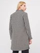 Пальто осеннее женское H&M S82908 34 Черно-белое в узоры (2600001461022) - изображение 2