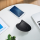 Вертикальна миша Meetion Wireless Black - зображення 7