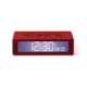 Будильник FLIP+ OFF/ON, резиновый/10,4*3*6,5 cm/красный - wos7934 LEXON 10,4 x 6,5 x 3 см Красный - изображение 1