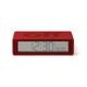 Будильник FLIP+ OFF/ON, резиновый/10,4*3*6,5 cm/красный - wos7934 LEXON 10,4 x 6,5 x 3 см Красный - изображение 2