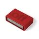 Будильник FLIP+ OFF/ON, резиновый/10,4*3*6,5 cm/красный - wos7934 LEXON 10,4 x 6,5 x 3 см Красный - изображение 4