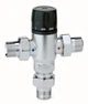 Смеситель-термостат антиизвестковый CALEFFI 3/4" с настройкой (521500) - изображение 1