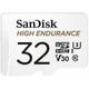 Карта памяти microSD 32Gb SanDisk High Endurance Class 10 UHS-I U3 V30 + SD adapter (SDSQQNR-032G-GN6IA) - изображение 1