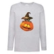 Лонгслив реглан Хелловин 0001 (Halloween) серый (HAL gr 0001) 116 см - изображение 1