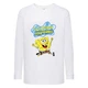 Лонгслив реглан Спанч Боб 3 (Sponge Bob) білий (SB wh 03) 116 см - зображення 1