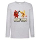 Лонгслив реглан Енгрі бердз 4 (Angry Birds) сіра (ANB gr 04) 140 см - зображення 1