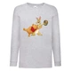 Лонгслив реглан Винни Пух 010 (Winnie Pooh) серый (WP gr 010) 152 см - изображение 1