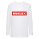 Лонгслив реглан Роблокс 3 (Roblox) белый (RBL wh 03) 140 см - изображение 1