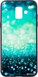 Чехол для смартфона Dengos Back Cover Glam для Samsung Galaxy A6 2018 (A600) Мятно-голубой калейдоскоп (DG-BC-GL-30) - изображение 1