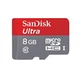 Флешка карта пам'яті SanDisk Ultra microSD XC 8GB class 10 SD адаптер - зображення 2