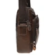Мужская кожаная сумка на плечо Borsa Leather натуральная кожа коричневая 54461 - изображение 4