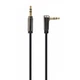 Кабель мультимедійний 3.5mm M to 3.5mm M 1.0m 90° corner Cablexpert (CCAPB-444L-1M) - зображення 1