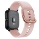 Ремешок для Amazfit BIP | Bip Lite | Bip U / Pro/ Mini | GTS | GTS 2 /3 | Gtr 42mm силиконовый 20 мм Розовый BeWatch (1012311) - изображение 1