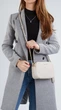 Женская сумка кожаная Michael Kors Ginny md crossbody 32F7GGNM8L182 Песочная (800070120218) - изображение 4