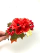 Обруч вінок на голову Handmade Ukrainian з осінньою композицією (8798) - зображення 5