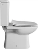 Унитаз-компакт CERASTYLE Duru 028800 c вертикальным сливом + сиденье Slim Soft Close 9SC1143001 - изображение 3