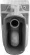 Унитаз-компакт CERASTYLE Duru 028800 c вертикальным сливом + сиденье Slim Soft Close 9SC1143001 - изображение 6