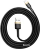 Кабель Baseus Cafule Cable Lightning – USB 2.0 м 1.5 A Black-Gold (CALKLF-CV1) - изображение 1