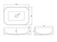 Умывальник накладной ASIGNATURA Delight 500x360x145мм прямоугольный белый 75721604 - изображение 2