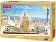 3D пазл CubicFun City Line Barcelona (MC256h) (6944588202569) - изображение 2