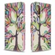 Чохол з малюнком Deexe Color Wallet для Samsung Galaxy A51 (А515) - Colorized Tree - зображення 4