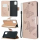 Чехол-книжка с рисунком UniCase Butterfly Pattern для Samsung Galaxy A71 (A715) - Rose Gold - изображение 1