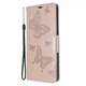 Чехол-книжка с рисунком UniCase Butterfly Pattern для Samsung Galaxy A71 (A715) - Rose Gold - изображение 2