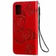Чохол-книжка з малюнком UniCase Butterfly Pattern для Samsung Galaxy A51 (А515) - Red - зображення 4