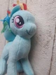 М'яка іграшка Hasbro My Little Pony Плюшевий поні Rainbow Dash 13 см B9819 C0102 - зображення 2