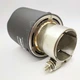 Насадка на глушитель Akrapovic одинарная 53мм-175мм (ZB) | Карбоновая насадка на выхлопную трубу - изображение 3