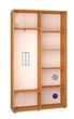 Шкаф купе Luxe Studio Классик-1 ДСП/Зеркало с Пескоструем-2 1300x2000x450 двухдверный (68682) - изображение 2
