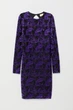 Платье H&M 42 Фиолетовый 0689073_13 - изображение 1