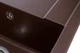 Кухонная мойка гранит GRANADO Alicante Marron GR2406 + сифон одинарный для кухонной мойки Nova с эксцентриком - изображение 5