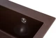 Кухонная мойка гранит GRANADO Cadiz Marron GR2306 + сифон одинарный для кухонной мойки Nova - изображение 4