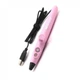 3D-ручка MYRIWELL 4 RP200A Pink (PCL) + 9 метров PCL пластика и Трафареты - изображение 2